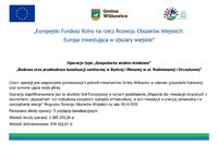 Budowa oraz przebudowa kanalizacji sanitarnej w Bystrej i Mesznej w ul. Nadmesznej i Orczykowej