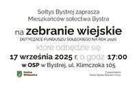 Zebranie wiejskie w Bystrej