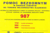 Pomoc bezdomnym w okresie zimowym