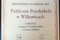 Przedszkole na medal 2019!