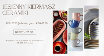 Jesienny Kiermasz Ceramiki 2025 Unikatowe Rękodzieło w Promocyjnych Cenach!