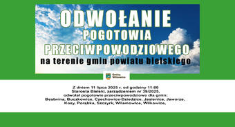 Odwołanie pogotowia przeciwpowodziowego