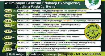 Bezpłatne warsztaty ekologiczne w marcu